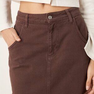 90s Vintage Denim Skirt — LIKE NEW — Selling: $21 — Eddie Bauer